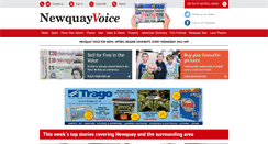 Desktop Screenshot of newquayvoice.co.uk