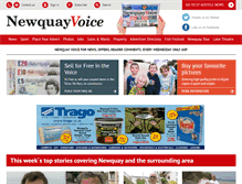 Tablet Screenshot of newquayvoice.co.uk